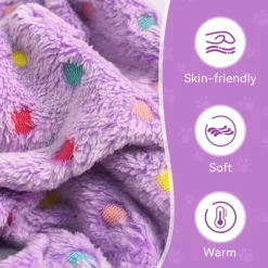 Dog Fuzzy Velvet Pajamas, Dog Winter Clothes For Small Dogs Boy Girl, Pet Jumpsuit, Doggy Apparel, Pink/Gray/Blue/Purple -Halloween Costume Store GUEST b45c2b74 51f7 4cdd 924f bc4361c9ec72