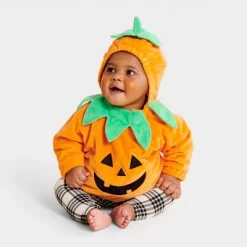 Infant And Toddler Pumpkin Halloween Costume Pullover - Hyde And EEK! Boutique™ Orange -Halloween Costume Store GUEST b45d316e a78b 4e5a af17 31efac7b8a1f