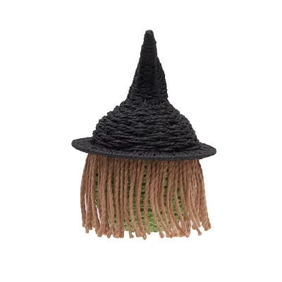 C&F Home Green Witch Handwoven Halloween Trick Or Treat Candy Basket Container 2 C&F Home Green Witch Handwoven Halloween Trick Or Treat Candy Basket Container - Image 2