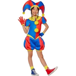 Digital Circus Kids' Pomni Halloween Costume Jumpsuit -Halloween Costume Store GUEST b8f384e7 788a 404d a709 899736638038