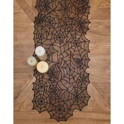 C&F Home Spider Webb Halloween Reversible Translucent Decorative Table Runner 12" X 68" 4 C&F Home Spider Webb Halloween Reversible Translucent Decorative Table Runner 12" X 68" - Image 4
