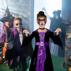 Garvee Witch Costumes With Neck Accessories For Girls, Suitable For Halloween Dress Up Party, Role-Playing -Halloween Costume Store GUEST bc9734b3 ab34 45b8 a550 568511f5819c