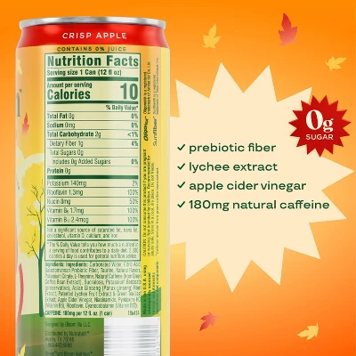 Bloom Crisp Apple Energy Drink - 12 Fl Oz Can 3 Bloom Crisp Apple Energy Drink - 12 Fl Oz Can - Image 3