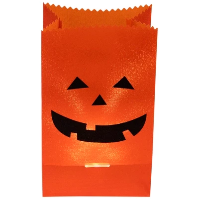 Northlight Lighted Jack-O-Lantern Halloween Outdoor Luminary Pathway Markers - 9.5" - Set Of 3 5 Northlight Lighted Jack-O-Lantern Halloween Outdoor Luminary Pathway Markers - 9.5" - Set Of 3 - Image 5