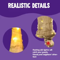 Joyfy 65" Halloween Hanging Cocoon Corpses Props Outdoor, Halloween Decoration Body Prop Corpses Skeleton With Lights&LED Eyes&Sound -Halloween Costume Store GUEST beb69f96 1414 462f 9592 7749acf414fb