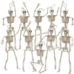 Joyfy 1/2/5/10 PCS 16" Posable Skeleton Halloween Decorative Props For Indoor/Outdoor Halloween Decorations Graveyard Haunted House Spooky Scene Party -Halloween Costume Store GUEST bf4bc5d0 eb8f 49e7 aea5 927ac8df072b
