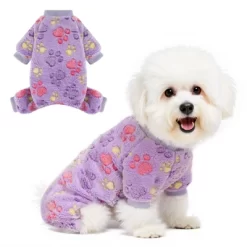 Paaaawaters Dog Fuzzy Velvet Pajamas, Dog Winter Clothes For Small Dogs Boy Girl, Pet Jumpsuit, Doggy Apparel -Halloween Costume Store GUEST c01d16d6 3e2a 4cc0 9b20 94ea613369dc
