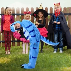 Garvee 1PcsKids Dinosaur Costume For Halloween Child Dinosaur Dress Up Party, Role Play And Cosplay (Blue,T) -Halloween Costume Store GUEST c06927e1 231d 4869 a7c6 1e7fa34bbf8e