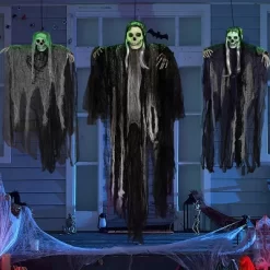 Joyfy 3 Pack Halloween Hanging Ghosts, Hanging Skeleton Grim Reapers For Halloween Outdoor Decorations, Indoor Outdoor Hanging Ghost Decorations -Halloween Costume Store GUEST c66daec1 80b3 4a57 bb5c 2f2c9cf692eb