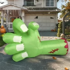 Joyfy 9 FT Long Halloween Inflatables Outdoor Decoration, Giant Zombie Arm Inflatable With Built-in LEDs For Halloween Yard Lawn Garden Decoration -Halloween Costume Store GUEST c66f849c db36 47c7 abb2 6287bd204a39