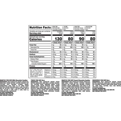 Mars - Snickers, Twix, M&M's, Halloween Chocolate Candy Variety Bag Fun Size - 30.94oz/55ct 11 Mars - Snickers, Twix, M&M's, Halloween Chocolate Candy Variety Bag Fun Size - 30.94oz/55ct - Image 11