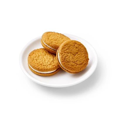 Fall Harvest Pumpkin Cheesecake Sandwich Cookies - 10.6oz - Favorite Day™ 2 Fall Harvest Pumpkin Cheesecake Sandwich Cookies - 10.6oz - Favorite Day™ - Image 2