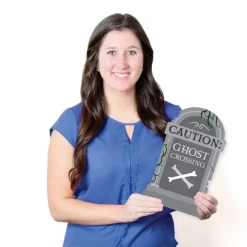 Big Dot Of Happiness Creepy Cemetery - Lawn Decorations - Outdoor Spooky Halloween Tombstone Party Yard Decorations - 10 Piece -Halloween Costume Store GUEST cd132782 2547 45f0 b33b 66c74241f81b