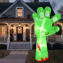 Joyfy 9 FT Long Halloween Inflatables Outdoor Decoration, Giant Zombie Arm Inflatable With Built-in LEDs For Halloween Yard Lawn Garden Decoration -Halloween Costume Store GUEST ce064d1b 0153 40eb 92d1 7c808627fa48