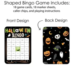 Big Dot Of Happiness Jack-O'-Lantern Halloween - Bingo Cards And Markers - Kids Halloween Party Bingo Game - Set Of 18 -Halloween Costume Store GUEST ceaf4fe3 697c 4311 b683 564130f5e1ea