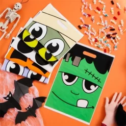Joyfy Halloween Party Favors 72 Pcs Plastic Halloween Trick Or Treat Goodie Bag Kids Candy Bag Snacks Bags For Halloween Gifts Event Classroom Prizes -Halloween Costume Store GUEST d06a413a 966b 4bf2 851a 1642081d660d
