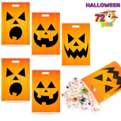 Joyfy Halloween Party Favors 72 Pcs Plastic Halloween Trick Or Treat Goodie Bag Kids Candy Bag Snacks Bags For Halloween Gifts Event Classroom Prizes -Halloween Costume Store GUEST d0a4728e 19f6 4b90 a20a f030ed31f5fc