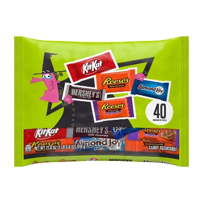 HERSHEY'S Chocolate Assorted Halloween Candy Snack Size - 21.8oz/40pc 1 HERSHEY'S Chocolate Assorted Halloween Candy Snack Size - 21.8oz/40pc