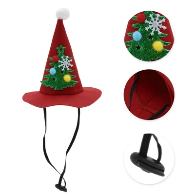 Unique Bargains Halloween Pet Headwear 5.91"x5.51" Red 1 Pc 2 Unique Bargains Halloween Pet Headwear 5.91"x5.51" Red 1 Pc - Image 2