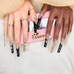 Vynxaria Black Luxurious Wearable Nails For Special Occasions Size M -Halloween Costume Store GUEST d1930ed3 9797 40e0 863e e1c36213ddb6