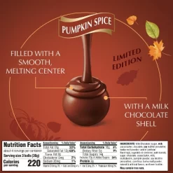 LINDOR, Lindt Fall Harvest Chocolate Pumpkin Spice Bag Candy - 5.1oz -Halloween Costume Store GUEST d45a1d0d e861 43f7 8123 ed0a5ee72334