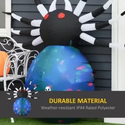 Halloween Inflatables Outdoor Decorations Multicolor Red-Eyed Spider, Blow Up LED Yard Decor For Garden -Halloween Costume Store GUEST d746259a 1e91 4ee9 8d2f a0af1be061e6