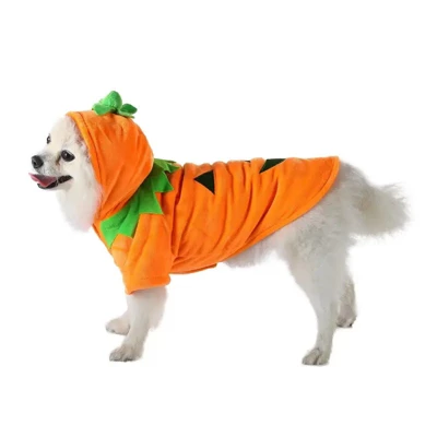 Dog Hoodie Cute Funny Halloween Style Pumpkin Cosplay Costume Warm Puppy Fleece Clothes 5 Dog Hoodie Cute Funny Halloween Style Pumpkin Cosplay Costume Warm Puppy Fleece Clothes - Image 5