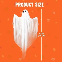 Joyfy Halloween Hanging Ghost Outdoor Decoration, 47” LED Light Hanging Ghost Halloween Hanging Decoration For Indoor Outdoor Party Decor -Halloween Costume Store GUEST dad626ab 753c 4a0c 9b43 cab10af8f6f0