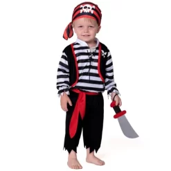Joyfy Halloween Baby RolePlay Costume, Halloween Pirate Costume, Infant Pirate Outfit Set For Halloween Dress Up Party -Halloween Costume Store GUEST db338842 2a24 4615 a91d 4699fef60648