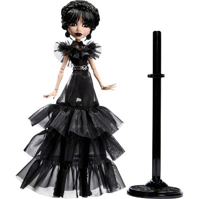 Monster High X Wednesday Collectible Rave'N Wednesday Doll In Black Gown 4 Monster High X Wednesday Collectible Rave'N Wednesday Doll In Black Gown - Image 4