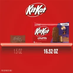 Kit Kat Milk Chocolate Counts Halloween Candy Jumbo Bag Snack Size - 16.52oz -Halloween Costume Store GUEST dceeff05 8a4e 4562 8a57 a0545d966724
