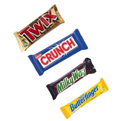 Mars 12/24 Pack Twix, Crunch, Milky Way &Butter Finger Full Size Individually Wrapped Candy Bars Bulk Assortment 2 Mars 12/24 Pack Twix, Crunch, Milky Way &Butter Finger Full Size Individually Wrapped Candy Bars Bulk Assortment - Image 2