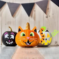 Joyfy 16 Packs Halloween Foam Craft Kit Pumpkin Decor Stickers, Halloween Party Favors School Games Gifts For Kids, Arts Activities Party Supplies -Halloween Costume Store GUEST e00d39c8 509a 469a a573 f7424ff7eda1