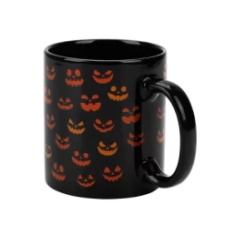 Bioworld Halloween Skulls & Jack-o'-Lantern Faces 2-Pack 16 Oz Ceramic Mugs -Halloween Costume Store GUEST e013b7ee fbed 43b2 b154 696d3d64a1ae