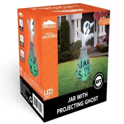 Joyfy 6FT Halloween Inflatable Outdoor Decoration, Inflatable Ghost In The Jar With Projecting For Halloween Party Outdoor Garden Lawn Yard Decoration -Halloween Costume Store GUEST e27af07b e043 42bc 938d 23f3be26ceab
