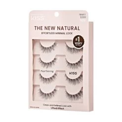 KISS Products The New Natural False Eyelashes - Pearl Earring - 4ct -Halloween Costume Store GUEST e2ddffb0 6930 40f8 a87e 842703c51362