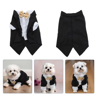 Unique Bargains Dog Tuxedo Black 1 Pc 2 Unique Bargains Dog Tuxedo Black 1 Pc - Image 2
