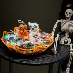 Joyfy 5pcs Halloween Plastic Spider Web Bowls Candy Basket, Candy Bowl Tableware Decorations, Halloween Candy Dish Trick Or Treat Party Supplies -Halloween Costume Store GUEST e672cd90 5325 4c58 9816 77526ac44796