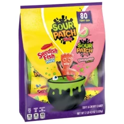SOUR PATCH KIDS Watermelon & Swedish Fish Halloween Candy Variety Pack - 36.32oz/80ct -Halloween Costume Store GUEST e9542d3d 507d 4dc0 ac13 88d8d8e01683