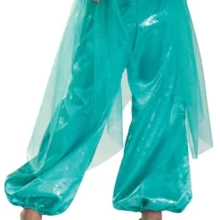 Disney Princess Kids' Aladdin Jasmine Deluxe Costume Jumpsuit Aqua Green -Halloween Costume Store GUEST e9f4e9bb 838d 48fc b974 d74e5f9cd75e