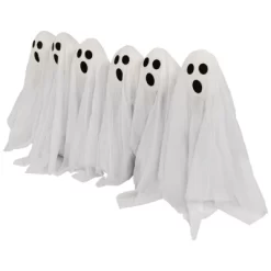 Northlight LED Lighted Ghost Halloween Outdoor Pathway Markers - 30" - Set Of 6 -Halloween Costume Store GUEST ea590211 8e51 435b 825e 0fe105f71343