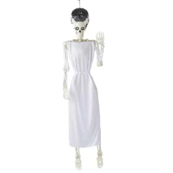 Women's Monster Skeleton Halloween Costume Decoration - White One Size