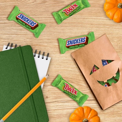 Mars Snickers, Twix Halloween Ghoulish Green Chocolate Candy Fun Size Assortment - 20.13oz/35ct 5 Mars Snickers, Twix Halloween Ghoulish Green Chocolate Candy Fun Size Assortment - 20.13oz/35ct - Image 5