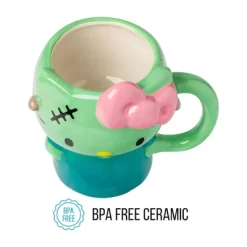 Silver Buffalo Sanrio Hello Kitty Frankenstein Costume 20 Ounce 3D Sculpted Ceramic Mug -Halloween Costume Store GUEST ec0052a9 6a77 41b6 af28 b3e13c7da1a2