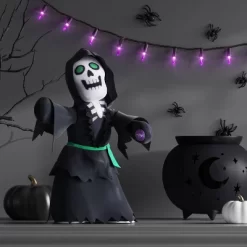 11.5" Animated Plush Ghoul Halloween Decorative Prop Black - Hyde And EEK! Boutique™