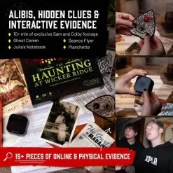 Hunt A Killer X Sam And Colby: The Haunting At Wicker Ridge Board Game 12 Hunt A Killer X Sam And Colby: The Haunting At Wicker Ridge Board Game -Halloween Costume Store GUEST edc21a91 af00 4fe3 9892 457a80074597