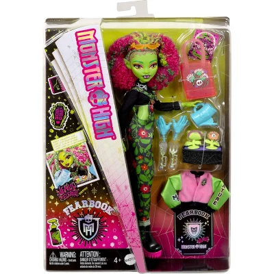 Monster High Fearbook Venus McFlytrap Fashion Doll With Yearbook And Unearthed Club Accessories 5 Monster High Fearbook Venus McFlytrap Fashion Doll With Yearbook And Unearthed Club Accessories - Image 5