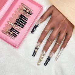 Vynxaria Black Luxurious Wearable Nails For Special Occasions Size M -Halloween Costume Store GUEST f15532fe cff7 4496 9182 598df64f5d2d