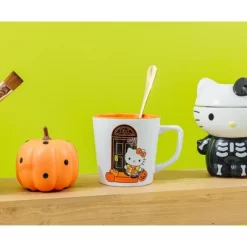 Silver Buffalo Sanrio Hello Kitty Pumpkins Ceramic Latte Mug | Holds 17 Ounces -Halloween Costume Store GUEST f3f9c8b3 9b3e 443c b78a 467e762bd654