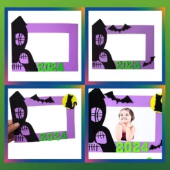 4E’s Novelty Halloween Picture Frame Craft Kit For Kids – 12 Pcs 2024 Dated Foam Photo Frames, DIY Photo Frame For Kids, Fall Craft For Kids -Halloween Costume Store GUEST f46ff206 18df 4cf6 9294 e8b59b7ed5d1